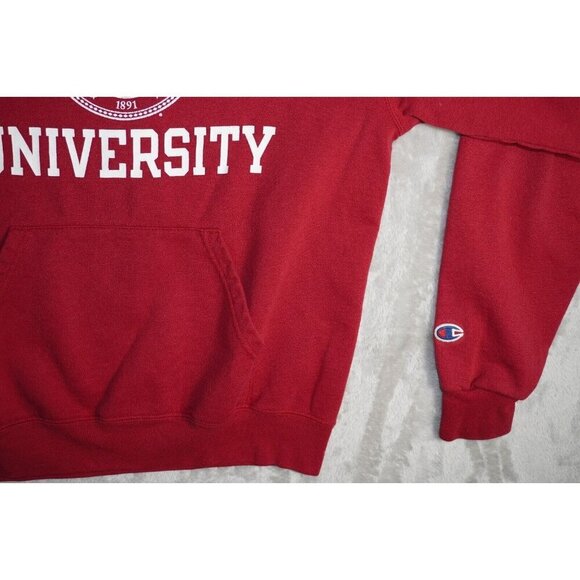 Stanford University Hoodie Pullover Sweatshirt Champion Red Men's Size Small - Picture 3 of 9
